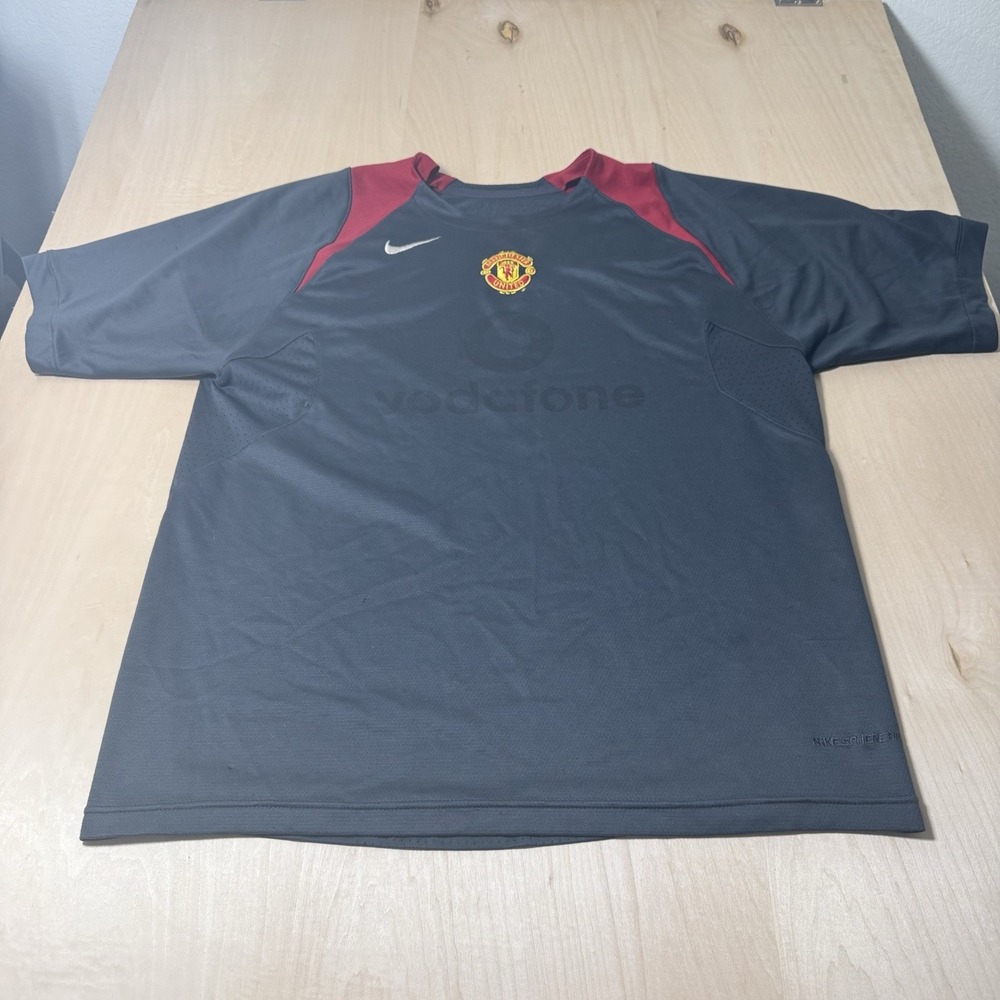 Nike Total 90‎ Manchester United 2005 Vodafone Futbol Soccer Jersey Men's Sz XL